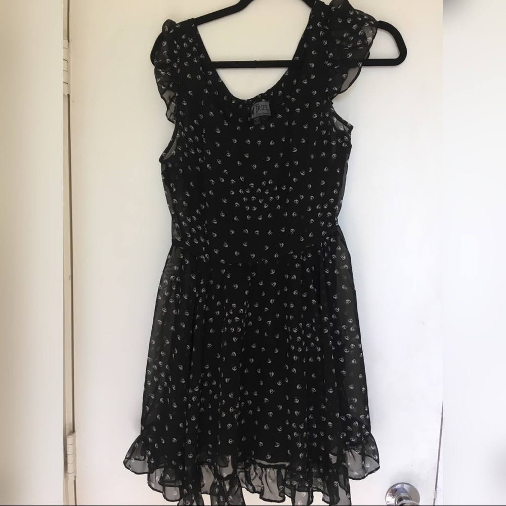 Tripp black skull dress